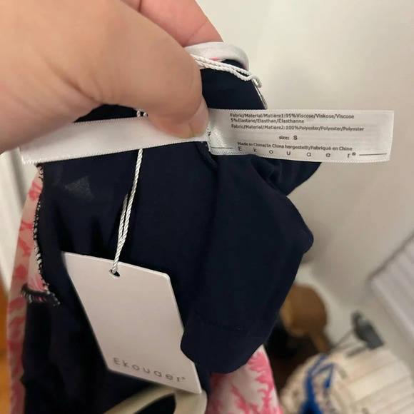 NWT EKOUAER JERSEY KNIT ROBE - Picture 3 of 3